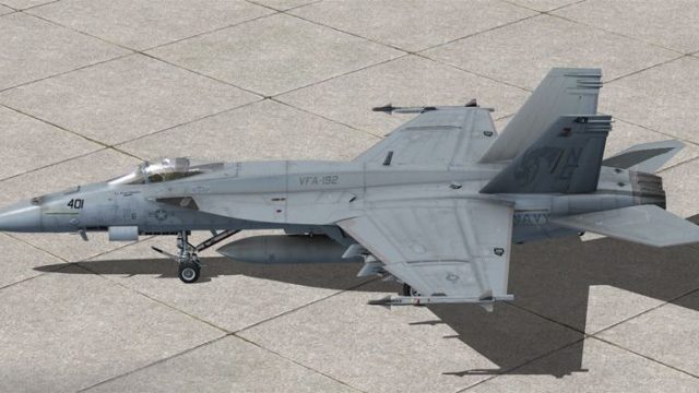 Screenshot 1 — US Navy VFA-192 Golden Dragons 2014 Line F/A-18E