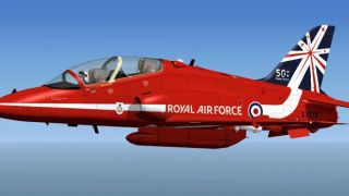 Screenshot 1 — RAF Hawk T1a Red Arrows