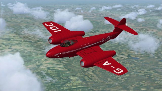 Screenshot 1 — Gloster Meteor F4 Texture Update