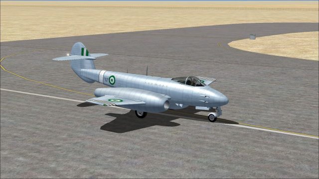 Screenshot 1 — Egyptian Gloster Meteor F4