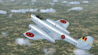 Screenshot 1 — Belgian Gloster Meteor F4