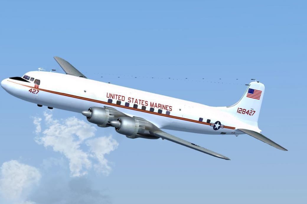 USMC Douglas R4D-8 HQMC for FSX