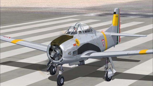 Screenshot 1 — Mexican Air Force T28A EA201