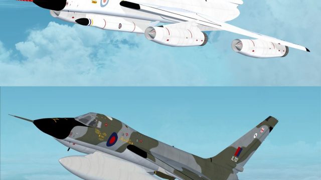 Screenshot 1 — RAF Convair B-58 Hustler Camo/White