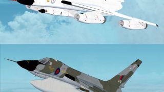 Screenshot 1 — RAF Convair B-58 Hustler Camo/White