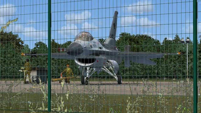 Screenshot 1 — Lockheed Martin F-16 KLu SoloDisplay 2014-15