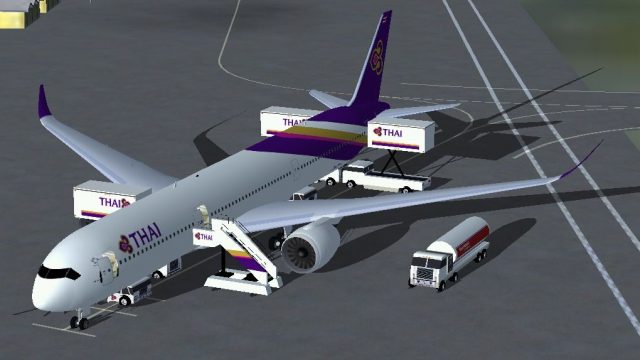 Screenshot 1 — Thai Airways International Airbus A350-1000 XWB (Extra Wide Body)
