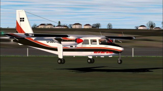 Screenshot 1 — Britten Norman Islander - Isles of scilly skybus - TEXTURES ONLY
