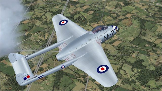 Screenshot 1 — RCAF DeHavilland Vampire F3 400 Sqn