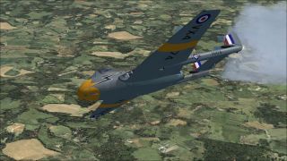 Screenshot 1 — DeHavilland Vampire FB5 VX474