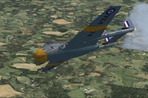 DeHavilland Vampire FB5 VX474 for FSX