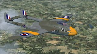 Screenshot 2 — DeHavilland Vampire FB5 VX474