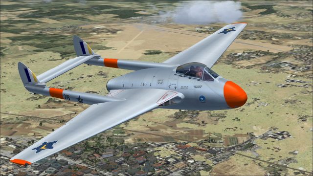 Screenshot 1 — SAAF de Havilland Vampire FB5