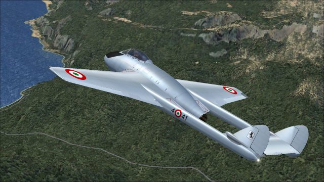 Screenshot 1 — Italian de Havilland Vampire FB5