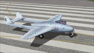 Screenshot 1 — Finnish de Havilland Vampire FB5