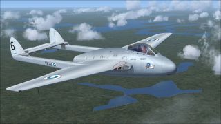 Screenshot 2 — Finnish de Havilland Vampire FB5