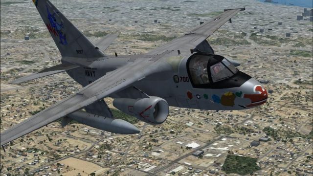 Screenshot 1 — US Navy S-3B VS-35 Santa Tracker