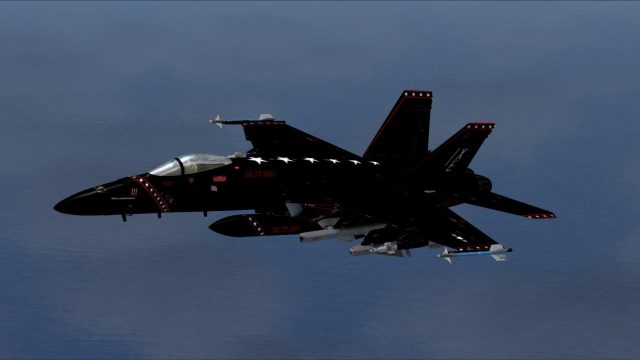 Screenshot 1 — F-18E Black Ops VX9 Vampires 333