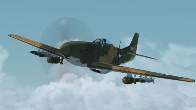 Screenshot 1 — North American F-51D SEA Camouflage