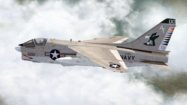 Screenshot 1 — US Navy A-7 Corsair In CAG Colors