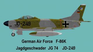 Screenshot 1 — German Air Force North American F-86D (K)
