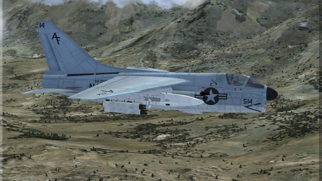Screenshot 1 — US Navy A-7 Corsair II