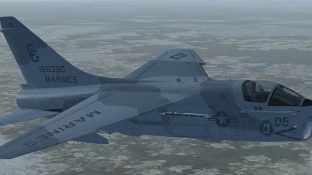Screenshot 1 — USMC A-7E Low Vis Camo