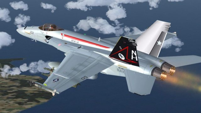 Screenshot 1 — Super Hornet Texture Fix
