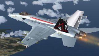 Screenshot 1 — Super Hornet Texture Fix