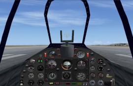 FSX McDonnell FH-1 Phantom With Updated Panel