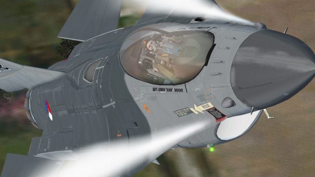 Screenshot 1 — RNLAF F-16 Solo Display