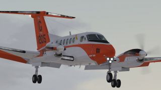 Screenshot 4 — US Navy Beechcraft King Air B200 N323