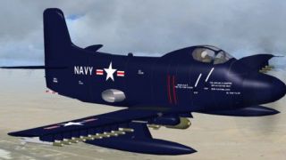 Screenshot 9 — Douglas A2D-1 Skyshark With Updated Panel