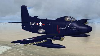 Screenshot 4 — Douglas A2D-1 Skyshark With Updated Panel