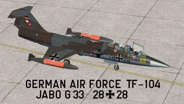 Screenshot 1 — German Air Force TF-104 28+28