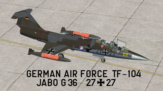 Screenshot 1 — German Air Force TF-104 27+27