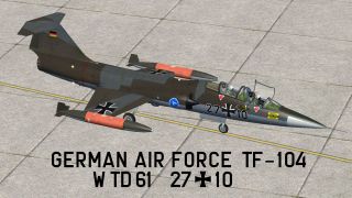 Screenshot 1 — German Air Force TF-104 27+10