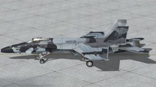 Screenshot 1 — US Navy VMFAT-101 Sharp Shooters Camouflage F/A-18E