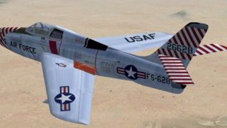Screenshot 18 — Alphasim F-84F With Updated Panels