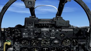 Screenshot 2 — Alphasim F-84F With Updated Panels
