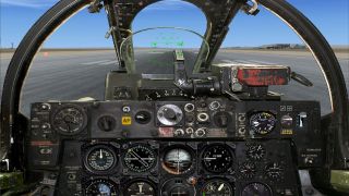 Screenshot 1 — Alphasim F-84F With Updated Panels