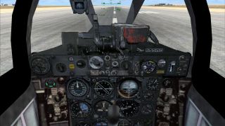 Screenshot 4 — Alphasim F-84F With Updated Panels