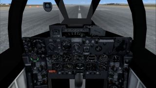 Screenshot 6 — Alphasim F-84F With Updated Panels
