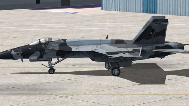 Screenshot 1 — US Navy NSAWC F/A-18E