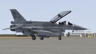 Screenshot 1 — UAE Air Force F-16F Blanked Repaints