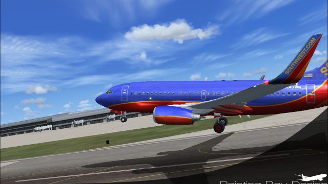 Screenshot 1 — Southwest Airlines Boeing 737-700, registration N240WN