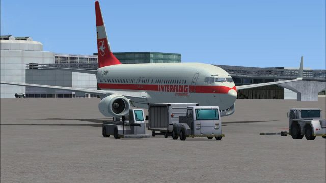 Screenshot 1 — Interflug Boeing 737-800