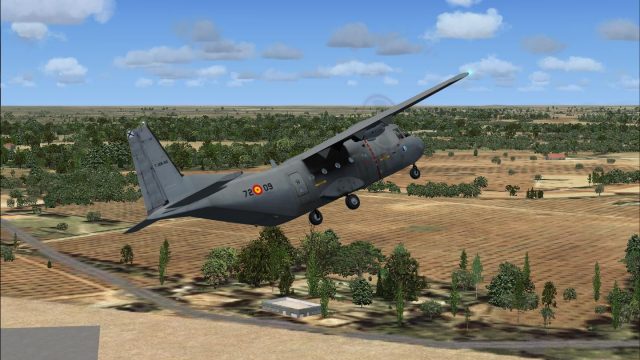 Screenshot 1 — Spanish Air Force Casa C212 Aviocar 72-09 Grey NATO