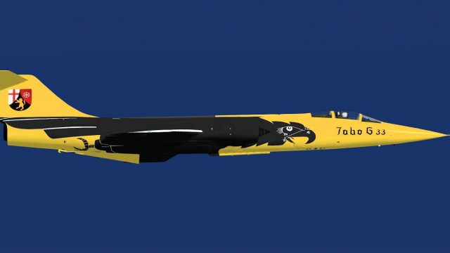 Screenshot 1 — Luftwaffe F-104G 21+67 Geier JG 33 Buchel