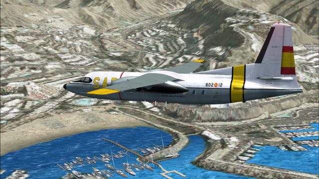 Screenshot 1 — Spanish Air Force Fokker F27 SAR White